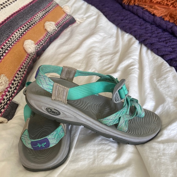 rune teal chacos